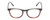 Front View of Ernest Hemingway H4812 Designer Reading Eye Glasses with Custom Cut Powered Lenses in Forest Green/Amber Brown Crystal Fade Ladies Round Full Rim Acetate 49 mm