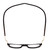 Top View of Snap Magnetic SP01-C1 Designer Reading Eye Glasses with Custom Cut Powered Lenses in Gloss Black Silver Unisex Oval Full Rim Plastic 52 mm