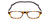 Front View of Snap Magnetic SP01-C2 Designer Single Vision Prescription Rx Eyeglasses in Dark Brown Tortoise Havana Red Unisex Oval Full Rim Plastic 52 mm