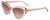 Profile View of SITO SHADES ALLNIGHTER Cat Eye Sunglasses in Pink Crystal/Rosewood Gradient 56mm