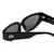 Close Up View of SITO SHADES AXIS Womens Square Full Rim Designer Sunglasses Black/Iron Gray 55mm