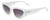 Profile View of SITO SHADES AXIS Womens Sunglasses in Mercury White Crystal/Shadow Gradient 55mm