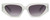 Front View of SITO SHADES AXIS Womens Sunglasses in Mercury White Crystal/Shadow Gradient 55mm