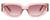 Front View of SITO SHADES AXIS Womens Sunglasses Rosewater Pink Crystal/Rosewood Gradient 55mm