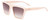 Profile View of SITO SHADES BENDER Womens Sunglasses in Vanilla Pink Crystal/Minky Gradient 57mm