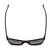 Top View of SITO SHADES BREAK OF DAWN Unisex Square Designer Sunglasses in Black/Slate 54 mm