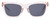 Front View of SITO SHADES BREAK OF DAWN Unisex Sunglass in Dew Clear Pink Crystal/Mirror 54 mm