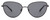 Front View of SITO SHADES CANDI Unisex Aviator Designer Sunglasses Matte Black/Iron Gray 59 mm