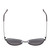 Top View of SITO SHADES CANDI Unisex Aviator Designer Sunglasses Matte Black/Iron Gray 59 mm