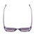 Top View of SITO SHADES CULT VISION Cateye Sunglasses in Purple Crystal/Indigo Gradient 51mm