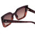 Close Up View of SITO SHADES CULT VISION Cateye Sunglasses Purple Tortoise/Rosewood Gradient 51mm