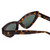 Close Up View of SITO SHADES DIRTY EPIC Cat Eye Sunglasses Honey Brown Tortoise Havana/Slate 55mm