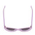 Top View of SITO SHADES DIRTY EPIC Cat Eye Sunglasses Wild Orchid Purple Crystal/Smoke 55 mm