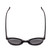Top View of SITO SHADES DIXON Unisex Round Full Rim Designer Sunglasses Black/Iron Gray 52mm