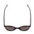Top View of SITO SHADES DIXON Unisex Round Designer Sunglasses in Tortoise Havana/Brown 52mm