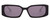 Front View of SITO SHADES ELECTRO VISION Unisex Designer Sunglasses Black White/Iron Gray 56mm