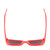 Top View of SITO SHADES ELECTRO VISION Unisex Sunglasses in Neon Peach Orange/Iron Gray 56mm