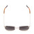 Top View of SITO SHADES ETERNAL Unisex Designer Sunglass in Gold Tortoise Tips/Horizon 52 mm