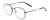 Profile View of SITO SHADES ETERNAL Unisex Square Designer Sunglasses Matte Black/Iron Gray 52mm
