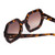 Close Up View of SITO SHADES FOXY Women's Sunglasses Honey Tortoise Havana/Rosewood Gradient 52mm
