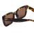 Close Up View of SITO SHADES HARLOW Women's Designer Sunglasses Amber Tortoise Havana/Brown 52 mm