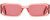 Front View of SITO SHADES INNER VISION Women's Sunglasses Pink Crystal/Rosewood Gradient 56 mm