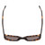 Top View of SITO SHADES JUICY Womens Designer Sunglasses in Honey Tortoise Havana/Brown 53mm