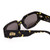 Close Up View of SITO SHADES JUICY Womens Sunglasses Limeade Black Yellow Tortoise/Iron Gray 53mm