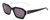 Profile View of SITO SHADES KINETIC Unisex Square Designer Sunglasses Black White/Iron Gray 54mm