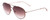 Profile View of SITO SHADES LO PAN Womens Aviator Sunglasses in Rose Gold/Rosewood Gradient 58mm