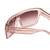 Close Up View of SITO SHADES ONYX Women's Sunglasses Sirocco Pink Crystal/Rosewood Gradient 132mm