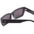 Close Up View of SITO SHADES OUTER LIMITS Unisex Designer Sunglasses in Black Gray/Iron Gray 54mm