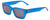 Profile View of SITO SHADES OUTER LIMITS Unisex Sunglasses Electric Blue Crystal/Iron Gray 54 mm