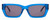 Front View of SITO SHADES OUTER LIMITS Unisex Sunglasses Electric Blue Crystal/Iron Gray 54 mm
