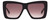 Front View of SITO SHADES PAPILLION Womens Designer Sunglasses in Black/Amethyst Gradient 56mm