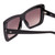 Close Up View of SITO SHADES PAPILLION Womens Designer Sunglasses in Black/Amethyst Gradient 56mm