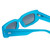Close Up View of SITO SHADES REACHING DAWN Womens Sunglasses in Caribbean Blue/Aqua Gradient 51mm
