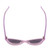 Top View of SITO SHADES SEDUCTION Cat Eye Sunglasses in Purple Crystal/Indigo Gradient 57 mm