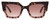 Front View of SITO SHADES SENSORY DIVISION Cateye Sunglass Quartz Tort/Rosewood Gradient 53 mm