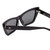 Close Up View of SITO SHADES WONDERLAND Women's Cat Eye Designer Sunglasses Black/Iron Gray 54 mm