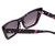 Close Up View of SITO SHADES WONDERLAND Cat Eye Sunglasses Black Purple Tort/Shadow Gradient 54mm