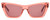 Front View of SITO SHADES WONDERLAND Cat Eye Sunglasses Watermelon Pink Crystal/Rosewood 54 mm