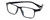 Profile View of Cruiser KIDS 032-C1 Designer Blue Light Blocking Eyeglasses in Matte Black Unisex Square Full Rim Plastic 47 mm