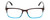 Front View of Calabria R218 Designer Bi-Focal Prescription Rx Eyeglasses in Blue Crystal Fade Ladies Rectangular Full Rim Acetate 51 mm