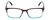 Front View of Calabria R218 Designer Progressive Lens Prescription Rx Eyeglasses in Blue Crystal Fade Ladies Rectangular Full Rim Acetate 51 mm
