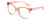 Profile View of Kendall+Kylie KK5120CE MARA Designer Progressive Lens Prescription Rx Eyeglasses in Blush Pink Crystal Ladies Cat Eye Full Rim Acetate 55 mm