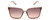 Front View of Kendall+Kylie KK5125 ROXY Womens Sunglasses in Pink Crystal Rose Gold/Brown 66mm