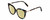 Profile View of Kendall+Kylie KK5128CE CECI Designer Polarized Reading Sunglasses with Custom Cut Powered Sun Flower Yellow Lenses in Blue Demi Tortoise Havana Ladies Cat Eye Full Rim Acetate 53 mm