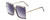 Profile View of Kendall+Kylie KK5138CE KENDRA Women's Sunglasses in Grey Crystal Gold/Blue 58 mm