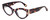 Profile View of Kendall+Kylie KK5143CE ALEXANDRA Designer Progressive Lens Prescription Rx Eyeglasses in Violet Demi Tortoise Havana Crystal Gold Ladies Cat Eye Full Rim Acetate 49 mm